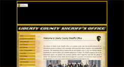 Desktop Screenshot of libertytxsheriff.com