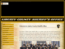 Tablet Screenshot of libertytxsheriff.com